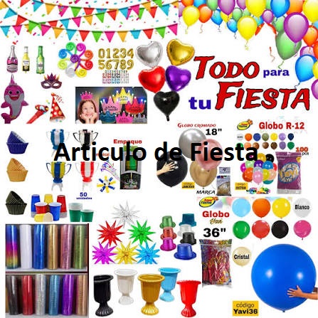 ARTICULO PARA FIESTAS